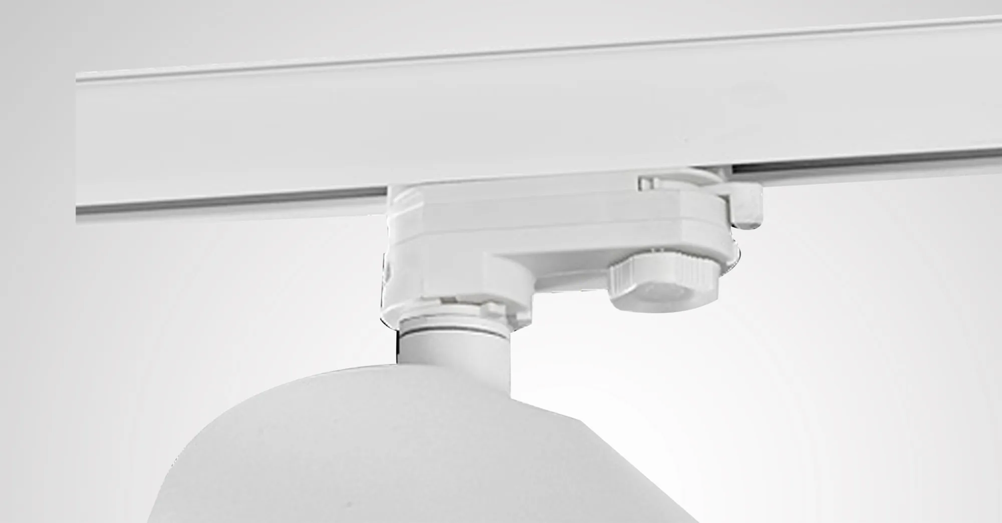 Sal Track Light 3 Circuit 1 Light Matt White M6717  Mantra Fusion Sal Matt White